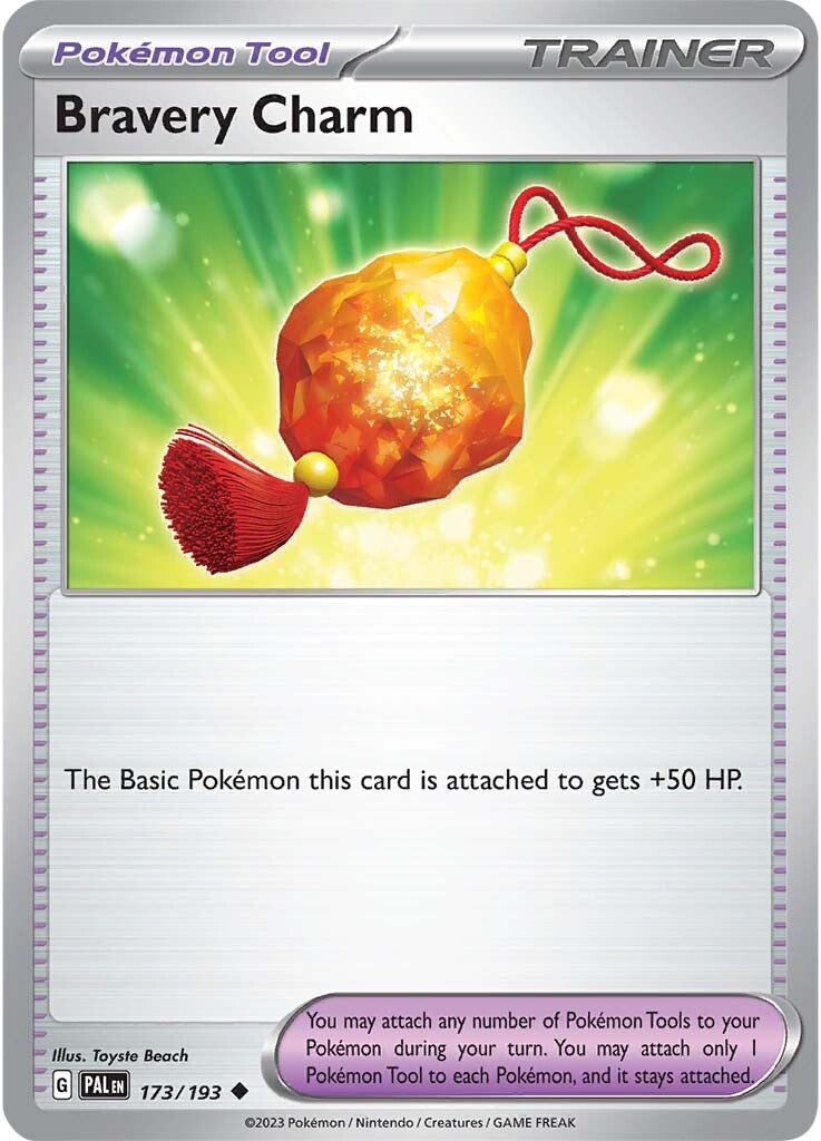 Bravery Charm (173/193) [Scarlet & Violet: Paldea Evolved] | Good Games Cannington