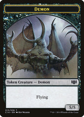 Demon (013/036) // Zombie (016/036) Double-Sided Token [Commander 2014 Tokens] | Good Games Cannington