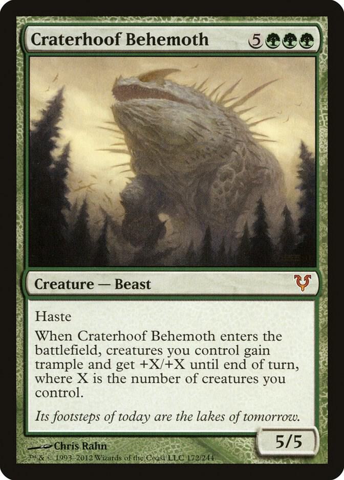 Craterhoof Behemoth 172/244 (Avacyn Restored)  | Good Games Cannington