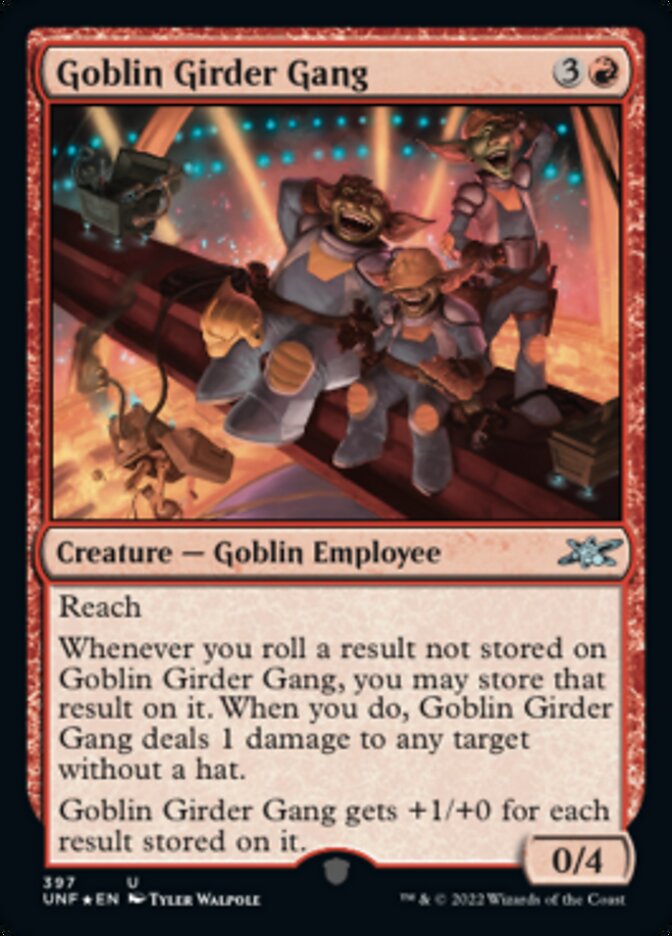 Goblin Girder Gang (Galaxy Foil) [Unfinity] | Good Games Cannington