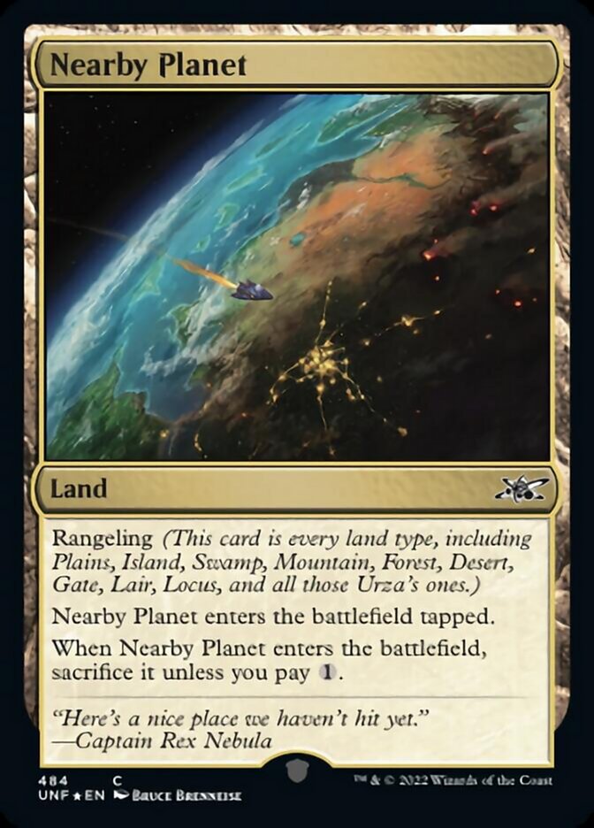 Nearby Planet (Galaxy Foil) [Unfinity] | Good Games Cannington