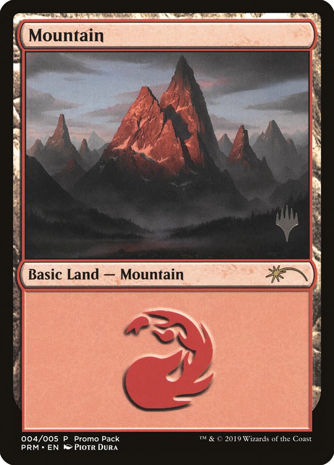 Mountain (4) [Core Set 2020 Promo Pack] | Good Games Cannington