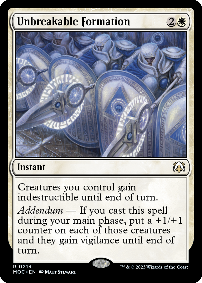 Unbreakable Formation [March of the Machine Commander] | Good Games Cannington