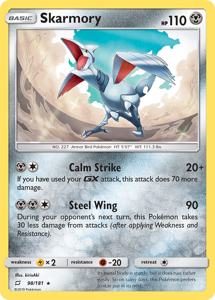 Skarmory (98/181) [Sun & Moon: Team Up] | Good Games Cannington