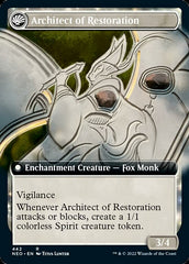 The Restoration of Eiganjo // Architect of Restoration (Extended Art) [Kamigawa: Neon Dynasty] | Good Games Cannington