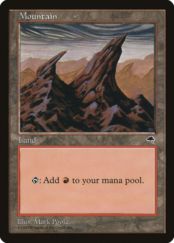 Mountain (All Peaks Pointing Right) [Tempest] | Good Games Cannington