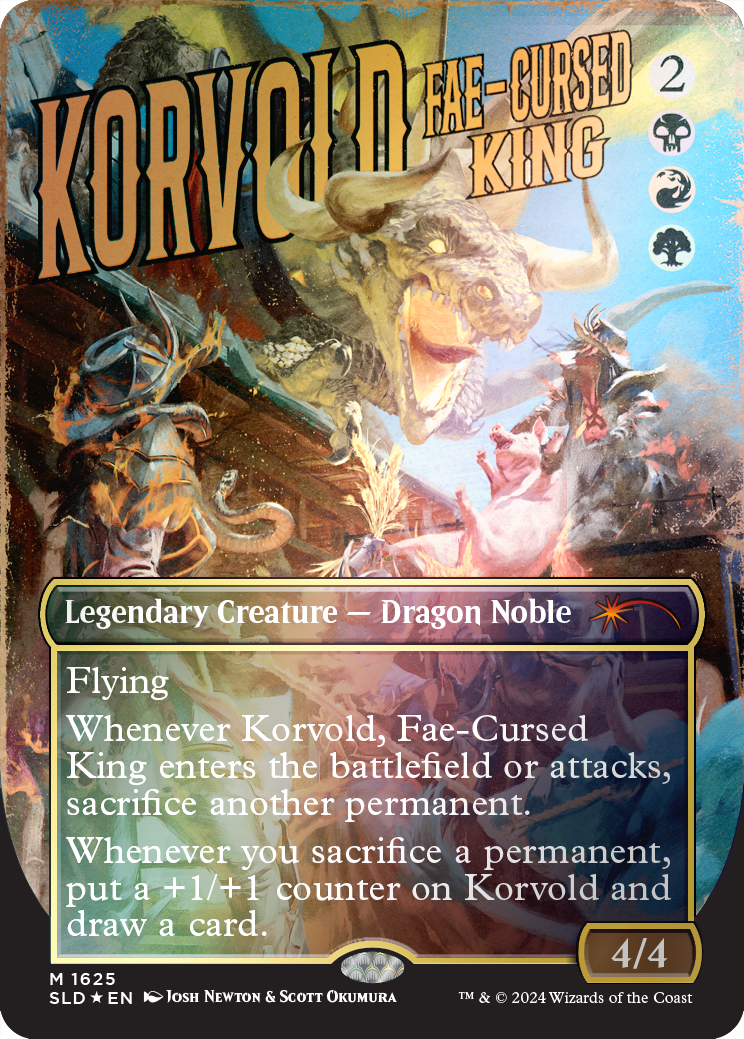 Korvold, Fae-Cursed King (Rainbow Foil) [Secret Lair Drop Series] | Good Games Cannington