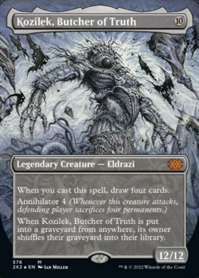 Kozilek, Butcher of Truth (Textured Foil) [Double Masters 2022] | Good Games Cannington