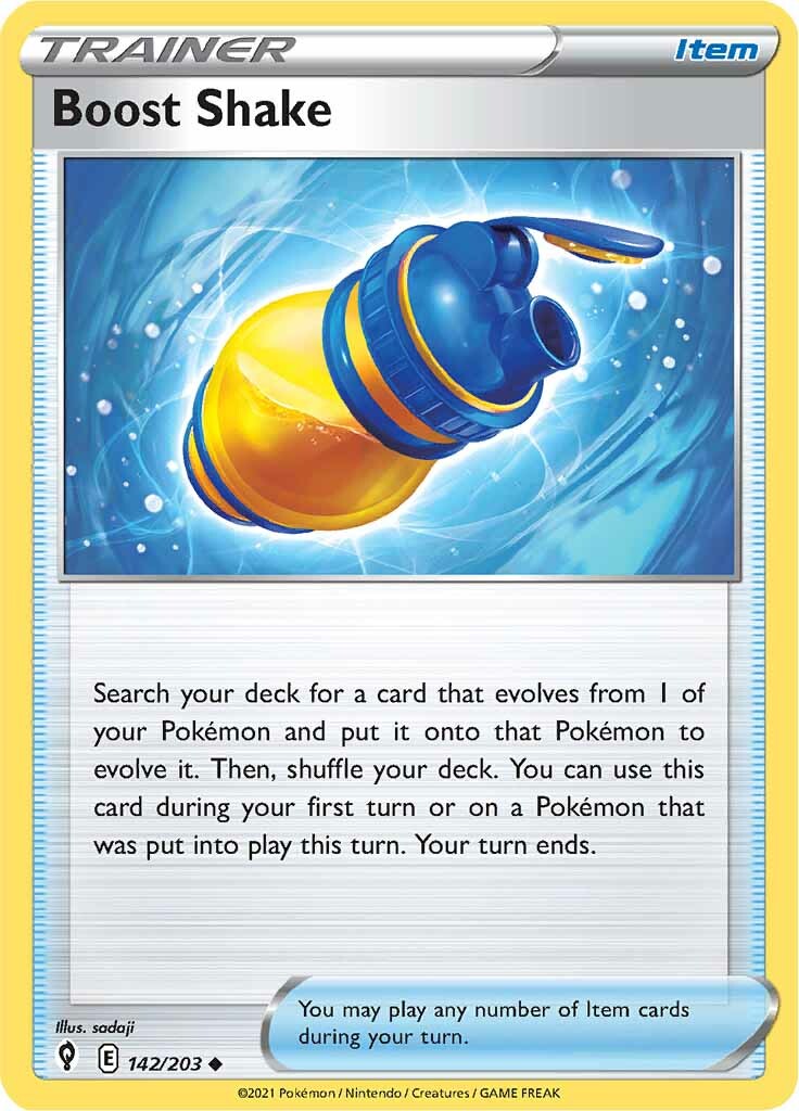 Boost Shake (142/203) [Sword & Shield: Evolving Skies] | Good Games Cannington
