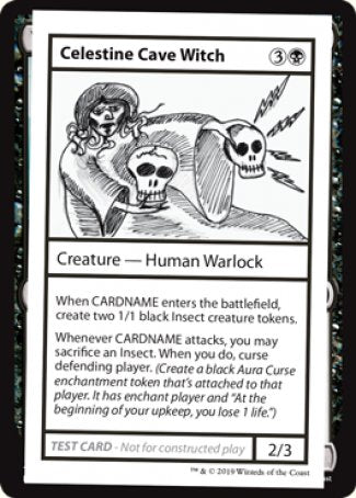 Celestine Cave Witch (2021 Edition) [Mystery Booster Playtest Cards] | Good Games Cannington