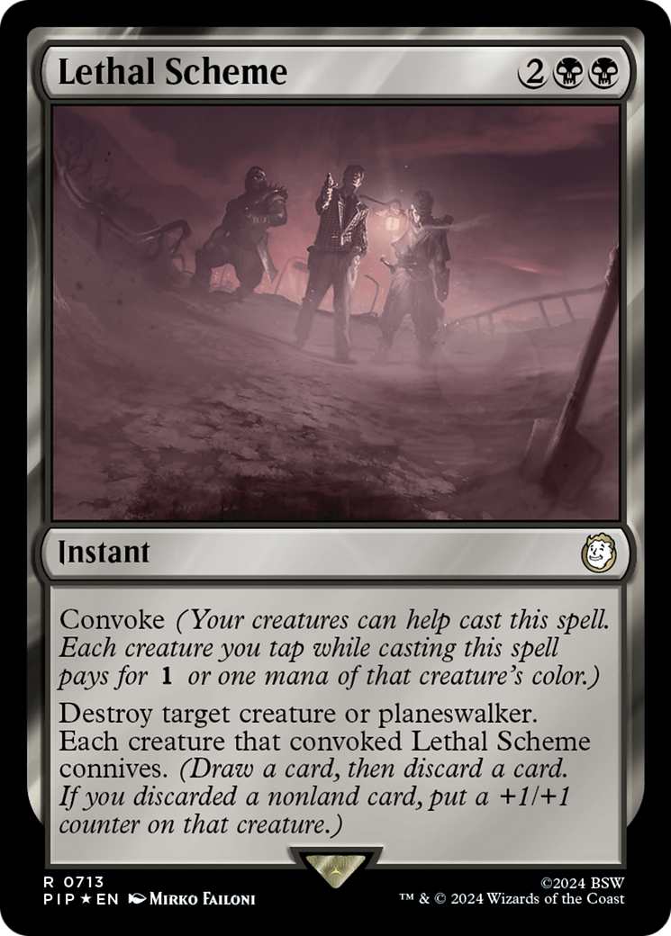 Lethal Scheme (Surge Foil) [Fallout] | Good Games Cannington