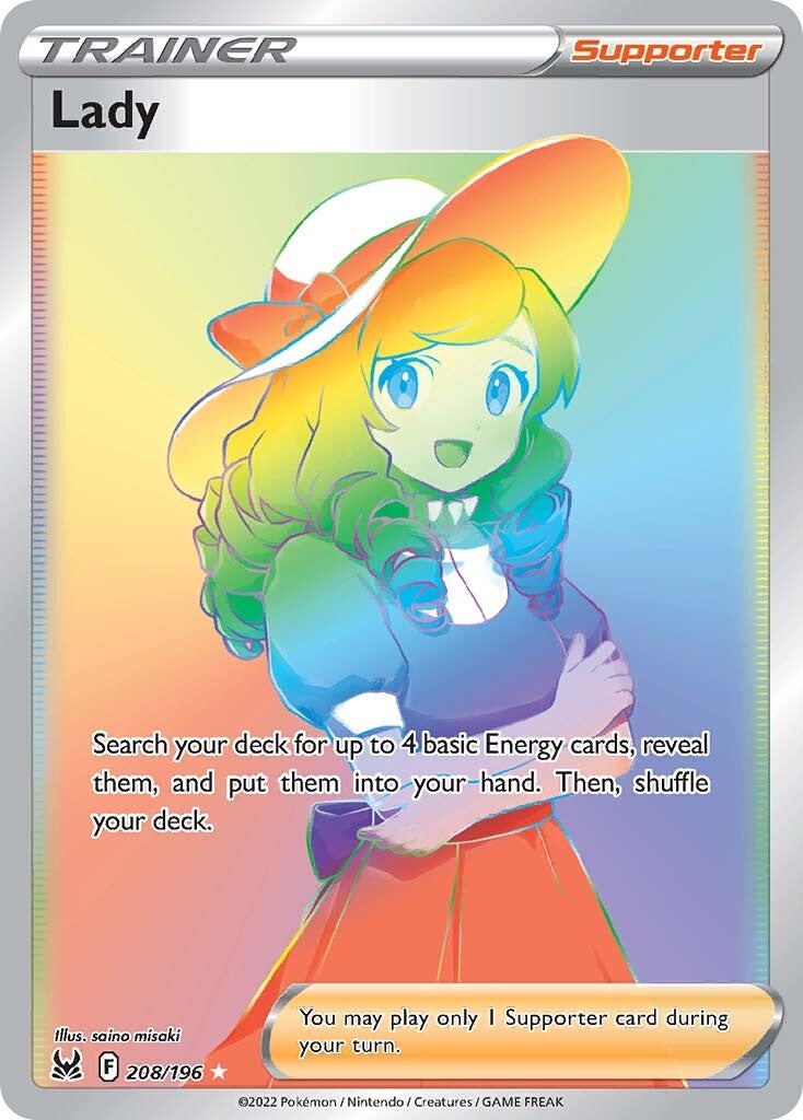 Lady (208/196) [Sword & Shield: Lost Origin] | Good Games Cannington