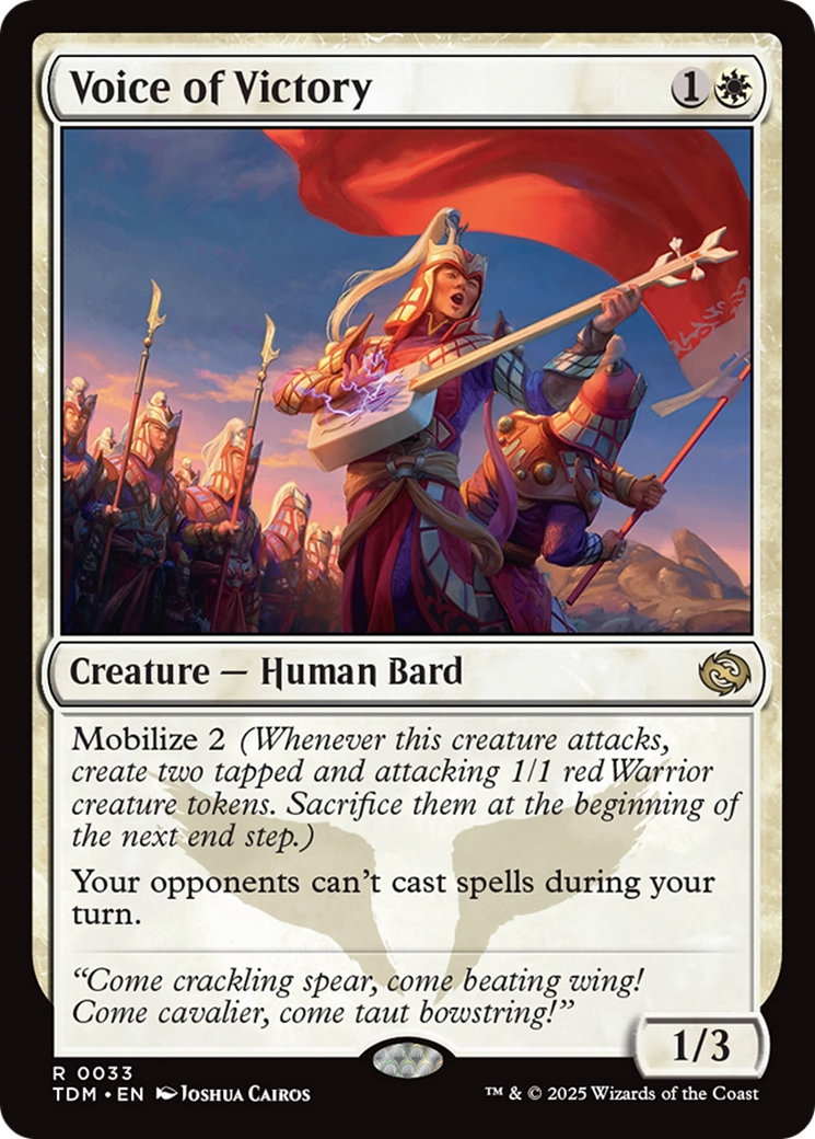 Voice of Victory [Tarkir: Dragonstorm] | Good Games Cannington