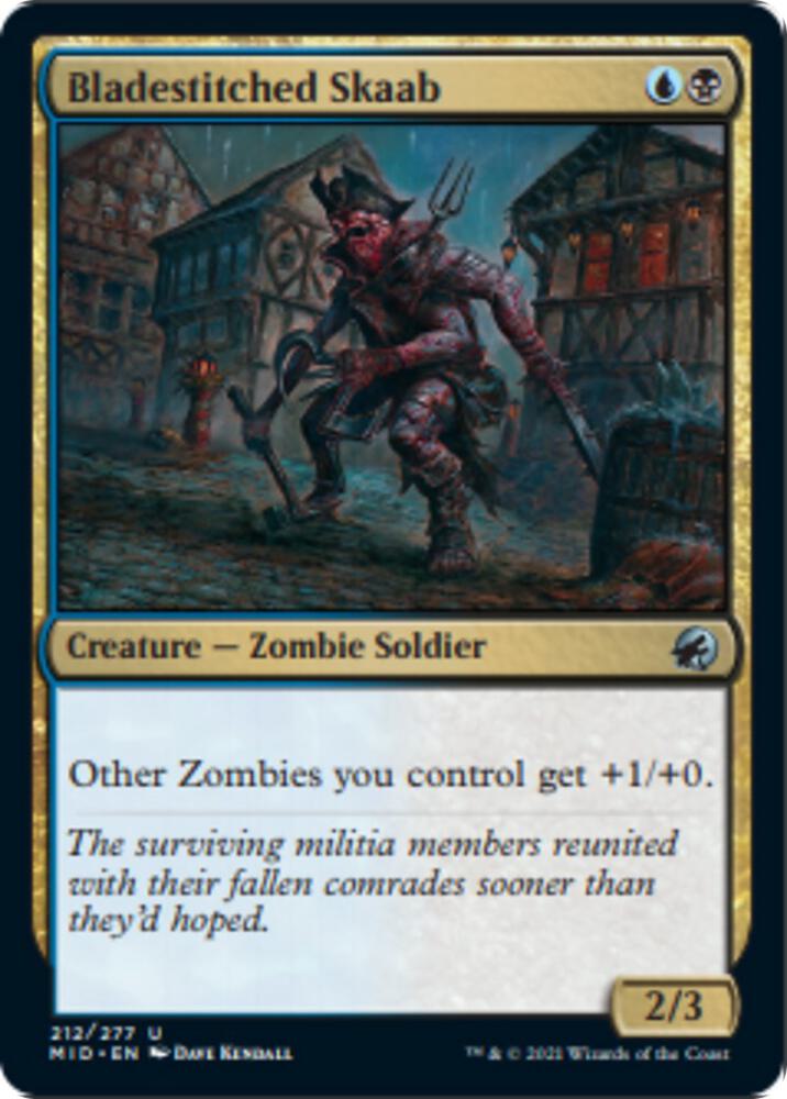 Bladestitched Skaab 212 (Innistrad: Midnight Hunt)  | Good Games Cannington