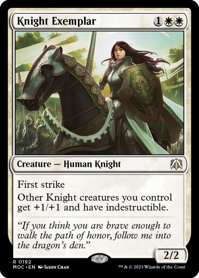 Knight Exemplar [March of the Machine Commander] | Good Games Cannington