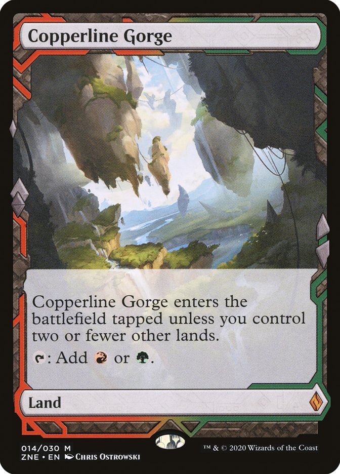 Copperline Gorge (Expeditions) [Zendikar Rising Expeditions] | Good Games Cannington