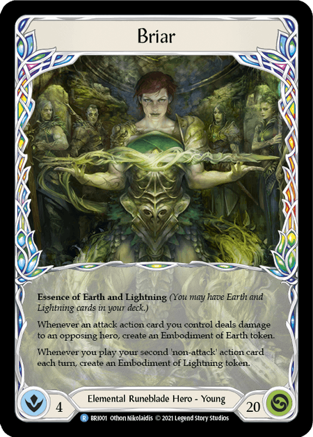 Briar [BRI001] (Tales of Aria Briar Blitz Deck)  1st Edition Rainbow Foil | Good Games Cannington