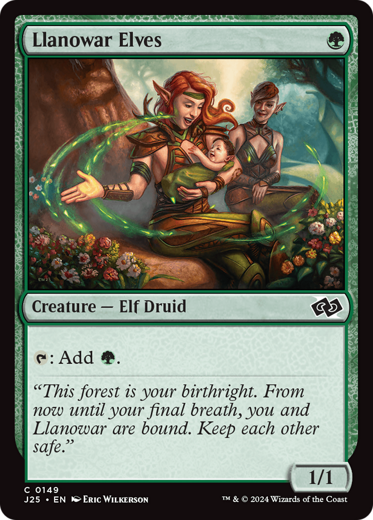 Llanowar Elves [Foundations Jumpstart] | Good Games Cannington