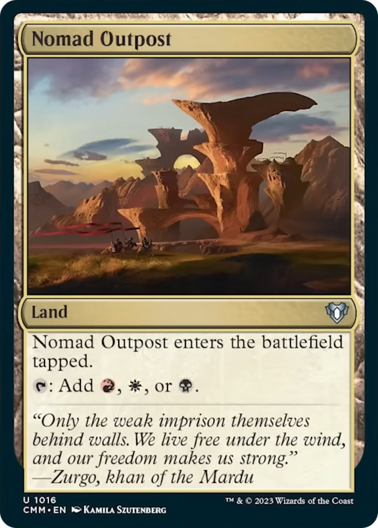 Nomad Outpost [Commander Masters] | Good Games Cannington
