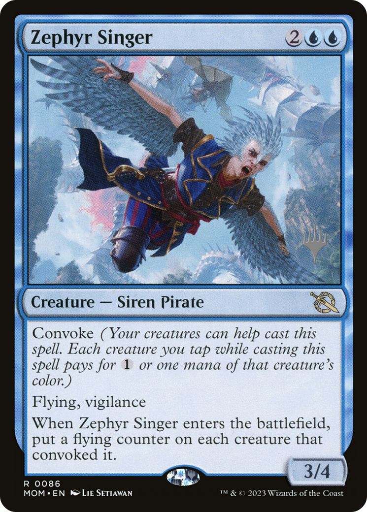 Zephyr Singer (Promo Pack) [March of the Machine Promos] | Good Games Cannington
