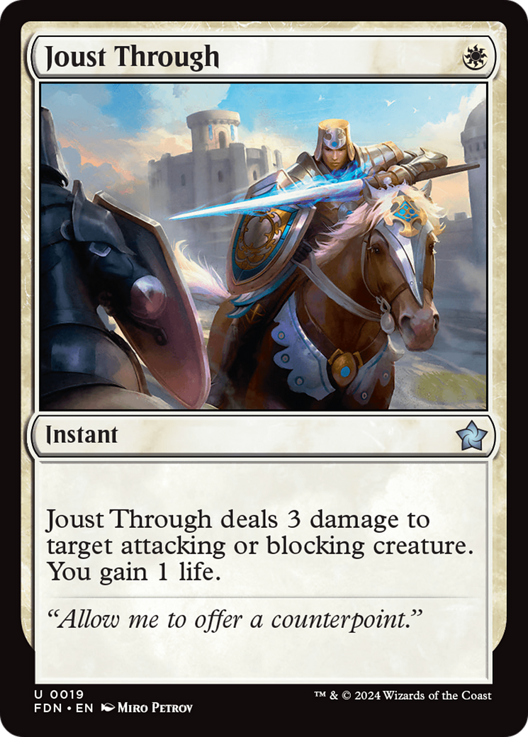 Joust Through [Foundations] | Good Games Cannington