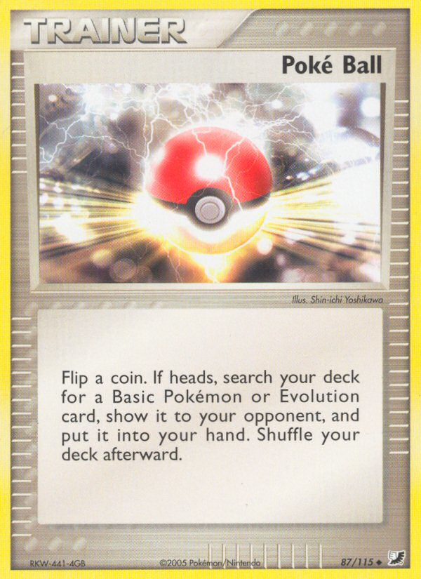 Poke Ball (87/115) [EX: Unseen Forces] | Good Games Cannington