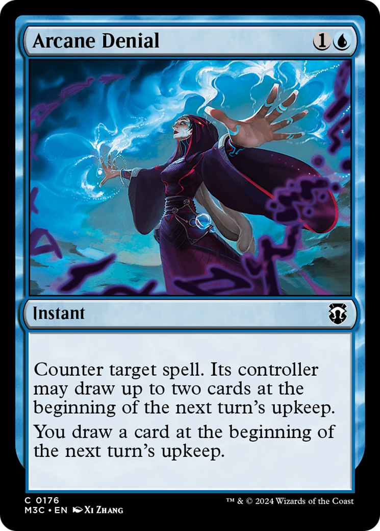 Arcane Denial (Ripple Foil) [Modern Horizons 3 Commander] | Good Games Cannington