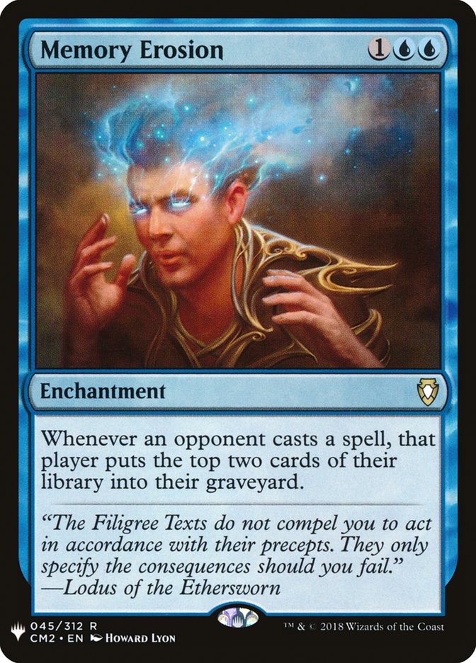 Memory Erosion [Mystery Booster] | Good Games Cannington