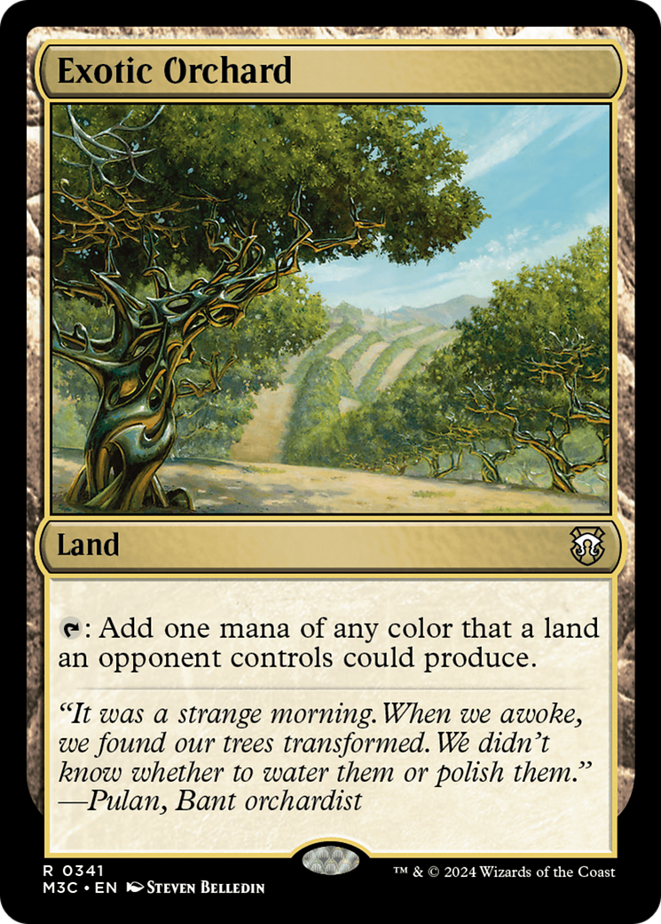 Exotic Orchard (Ripple Foil) [Modern Horizons 3 Commander] | Good Games Cannington