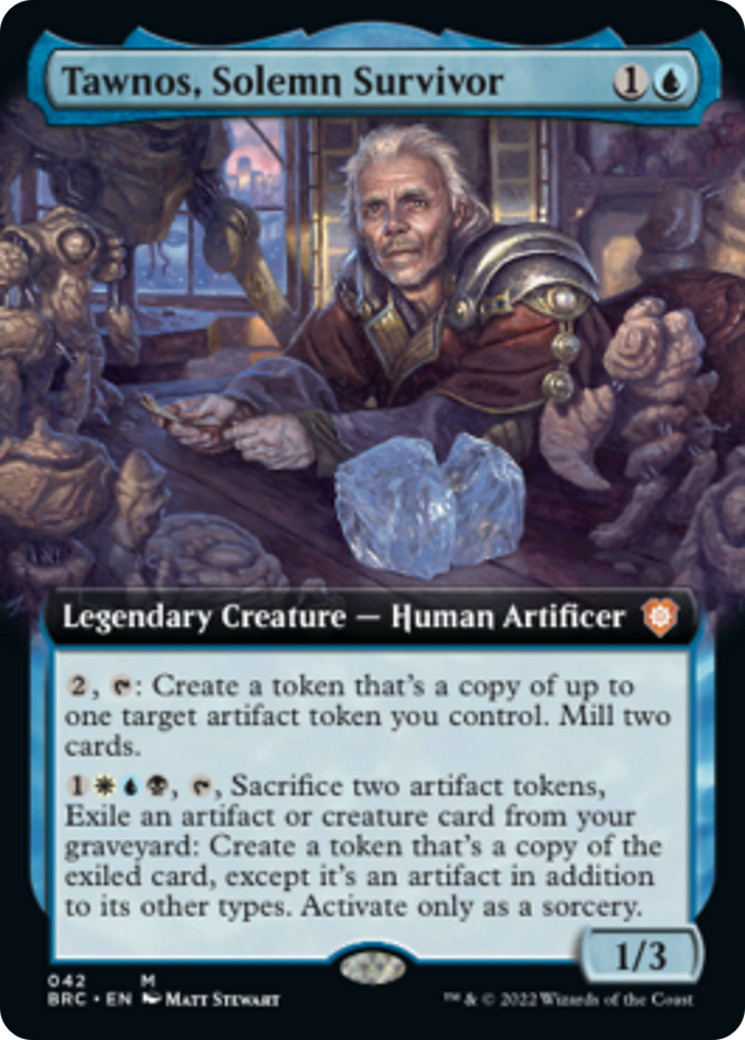 Tawnos, Solemn Survivor (Extended Art) [The Brothers' War Commander] | Good Games Cannington