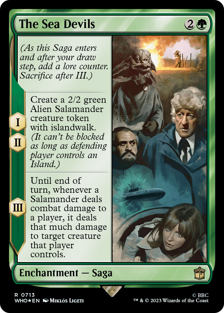 The Sea Devils (Surge Foil) [Doctor Who] | Good Games Cannington