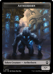 Aetherborn (Ripple Foil) // Servo Double-Sided Token [Modern Horizons 3 Commander Tokens] | Good Games Cannington