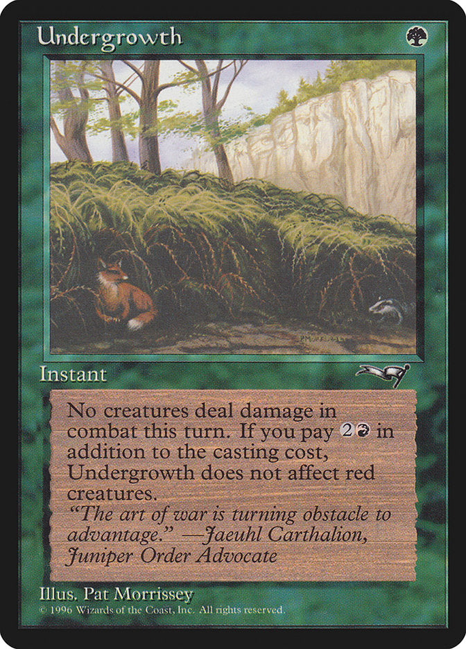 Undergrowth (Fox Art) [Alliances] | Good Games Cannington