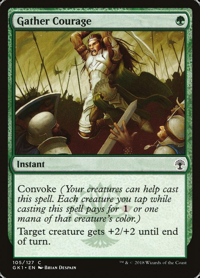 Gather Courage [Guilds of Ravnica Guild Kit] | Good Games Cannington