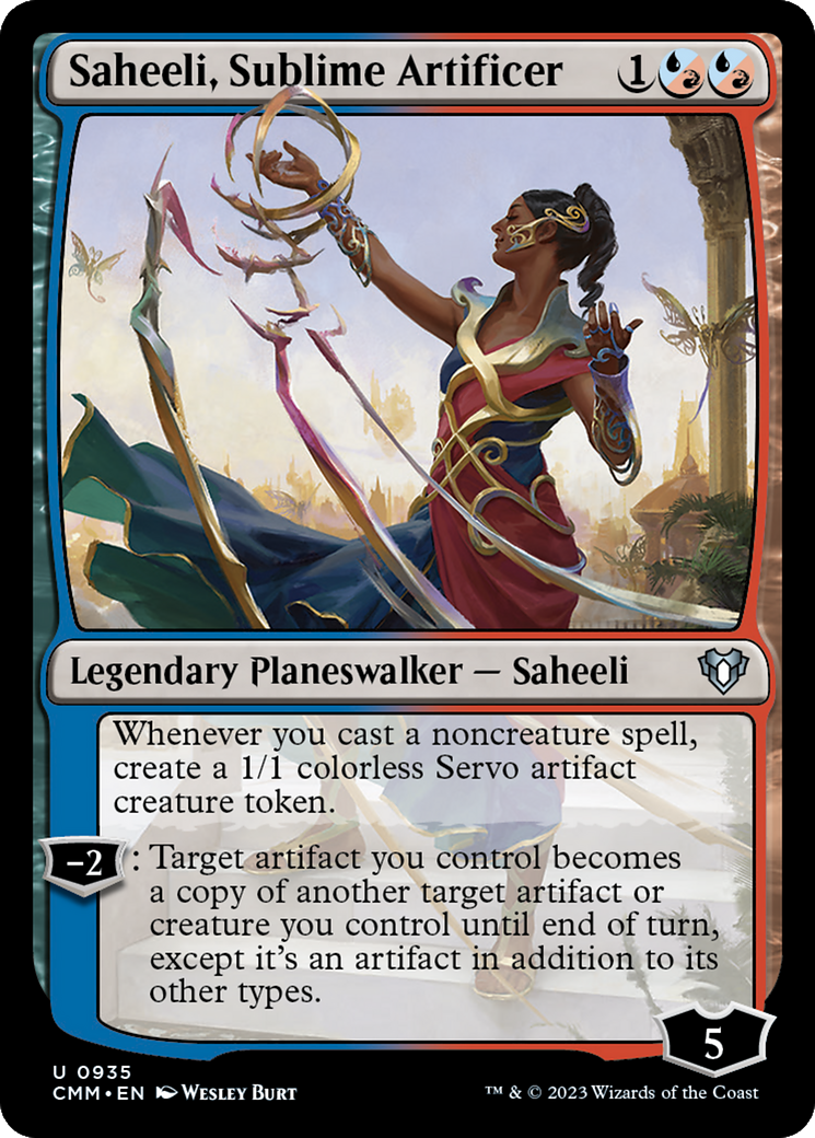 Saheeli, Sublime Artificer [Commander Masters] | Good Games Cannington