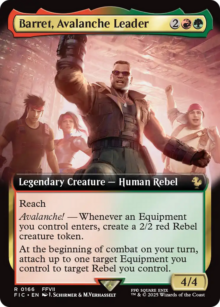 Barret, Avalanche Leader (Extended Art) [FINAL FANTASY Commander] | Good Games Cannington