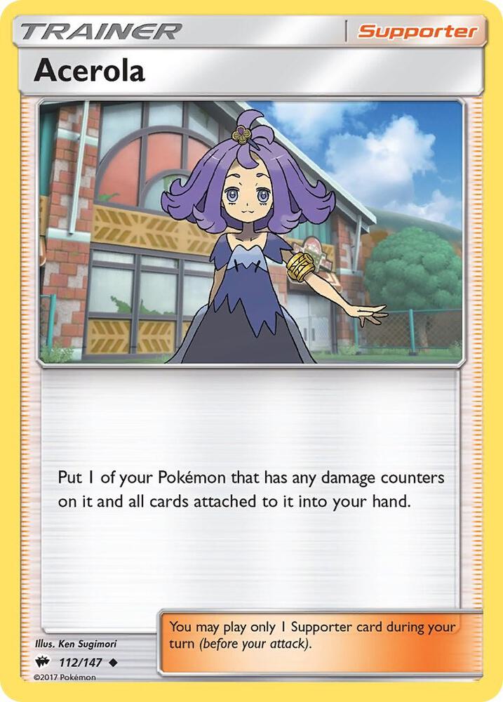 Acerola 112/147 (SM - Burning Shadows)  | Good Games Cannington