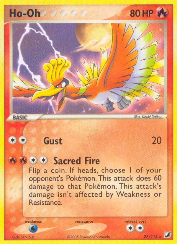 Ho Oh (27/115) (Theme Deck Exclusive) [EX: Unseen Forces] | Good Games Cannington