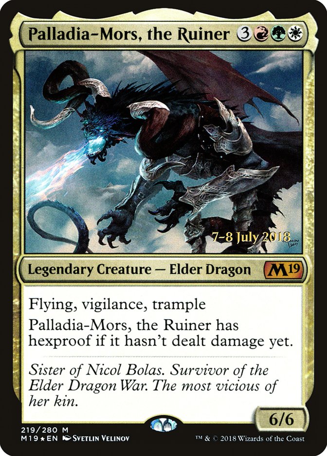 Palladia-Mors, the Ruiner [Core Set 2019 Prerelease Promos] | Good Games Cannington