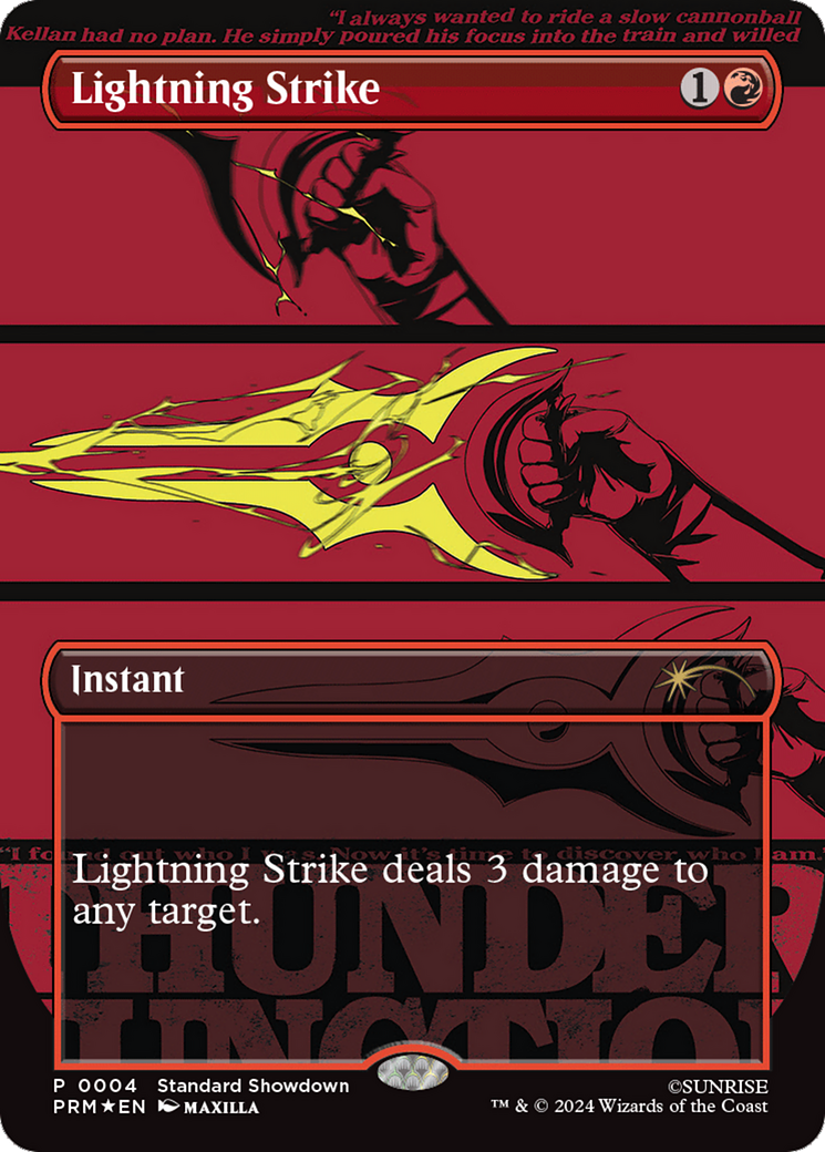 Lightning Strike [Standard Showdown Promos] | Good Games Cannington