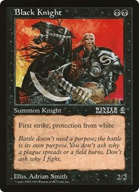 Black Knight (Oversized) [Oversize Cards] | Good Games Cannington