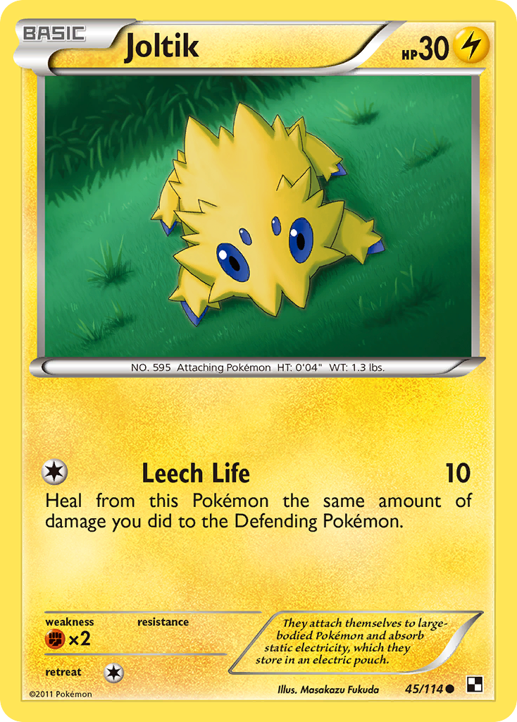 Joltik (45/114) [Black & White: Base Set] | Good Games Cannington
