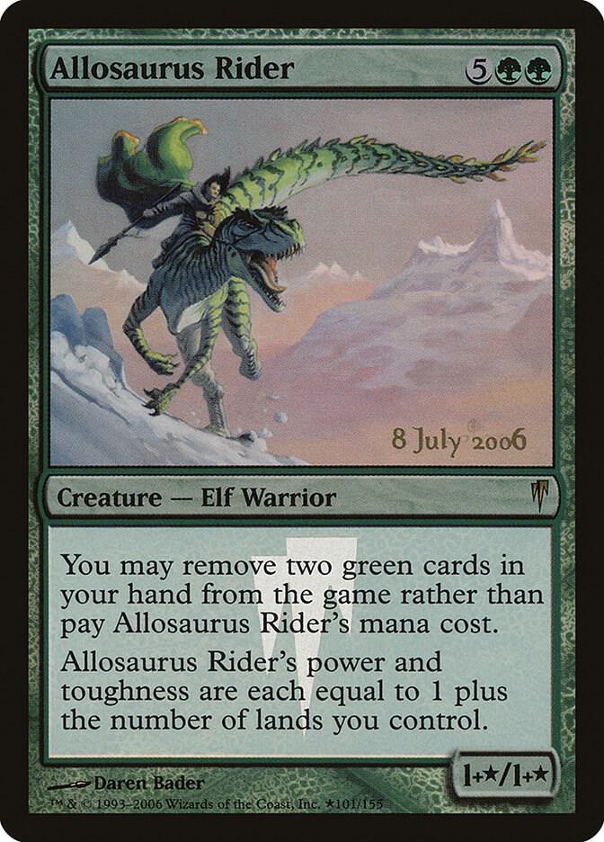 Allosaurus Rider 101★/1 (Prerelease Cards)  - PreRelease Foil | Good Games Cannington