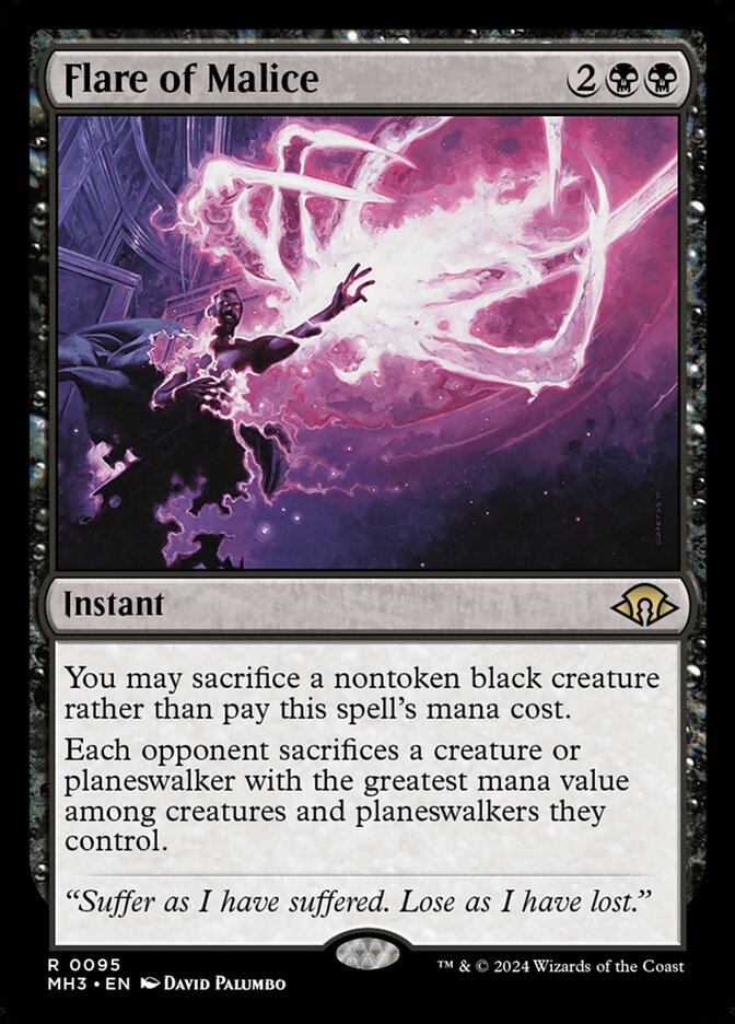 Flare of Malice 95 (Modern Horizons 3)  | Good Games Cannington