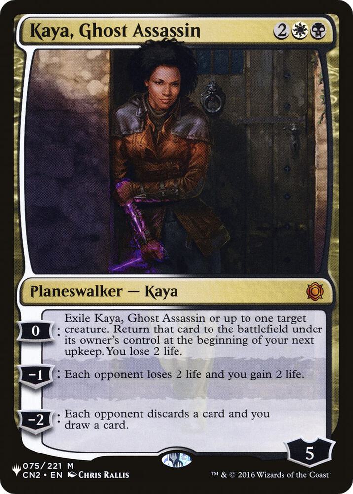 Kaya Ghost Assassin 075/221 (The List Reprints)  | Good Games Cannington