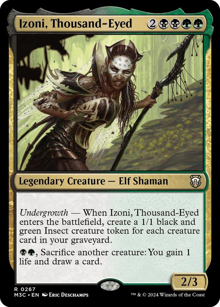 Izoni, Thousand-Eyed 267/411 (Commander: Modern Horizons 3)  - Ripple Foil | Good Games Cannington