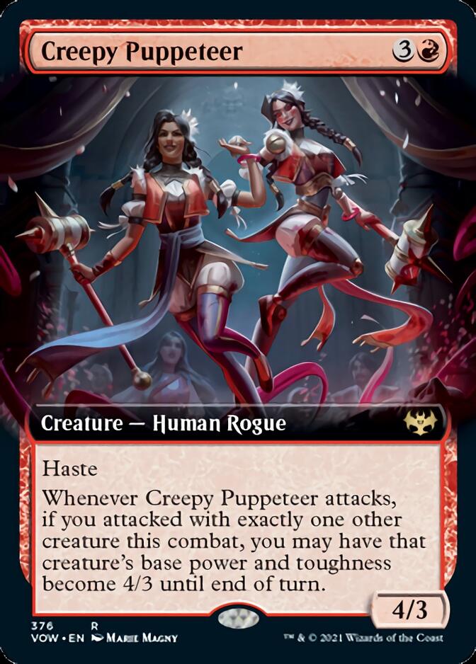Creepy Puppeteer (Extended Art) [Innistrad: Crimson Vow] | Good Games Cannington