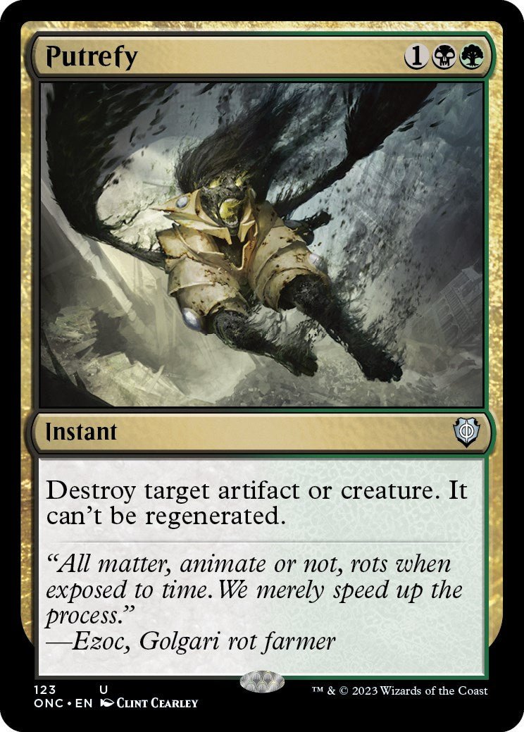 Putrefy [Phyrexia: All Will Be One Commander] | Good Games Cannington