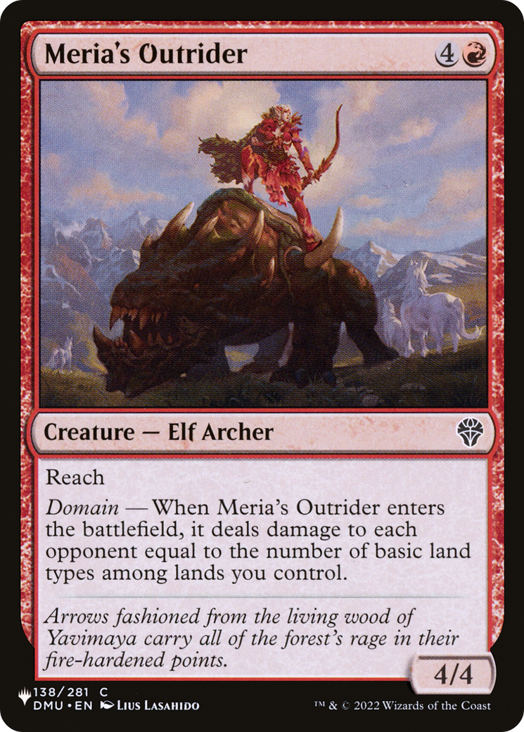 Meria's Outrider [The List] | Good Games Cannington