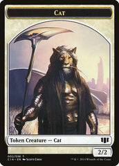Angel // Cat Double-Sided Token [Commander 2014 Tokens] | Good Games Cannington